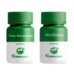 Kit Trans Resveratrol + Metilfolato