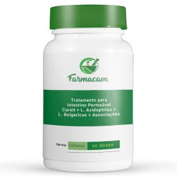 Tratamento para Intestino Permeável - Cureit + L. Acidophilus + L. Bulgaricus + Associações