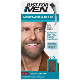 Bigode e Barba Coloração em Gel 1 M-35 Medium Brown