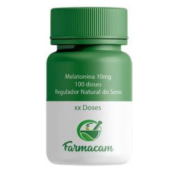 Melatonina 10mg 100 doses - Regulador Natural do Sono