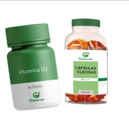 Kit Vitamina D3 50.000UI + Ômega 3