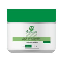 Creme Para Ereção com Tadalafila e Sildenafila