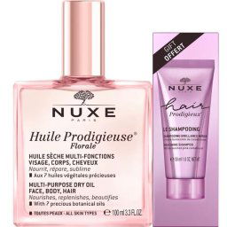 Huile Prodigieuse Florale Óleo Seco 100mL + Hair Prodigieuse Shampoo 30mL 1