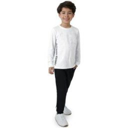 Carinhoso Conjunto Forever Young Menino Branco - male