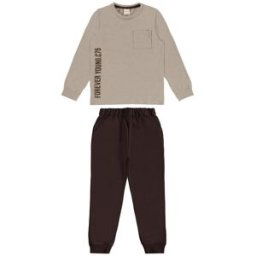 Carinhoso Conjunto Forever Young Menino Marrom - male