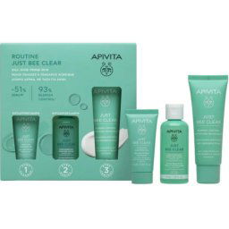 Just Bee Clear Hidratante 40mL + Gel Limpeza 15mL + Loção 50mL 1