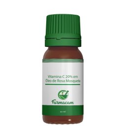 Vitamina C 20% em Óleo de Rosa Mosqueta - Suavizador e Clareador de Queloides e Cicatrizes