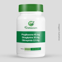 Pioglitazona 45 mg + Sitagliptina 30 mg + Glimepirida 2,5 mg