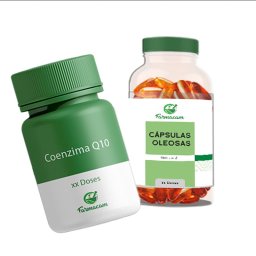 Kit Coenzima Q10 100mg + Ômega 3 1400mg