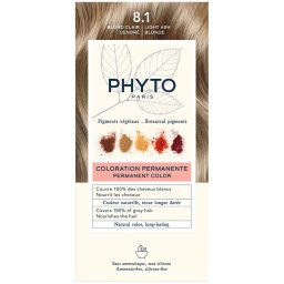 Phytocolor Coloração Permanente 1 8.1 Light Gray Blonde