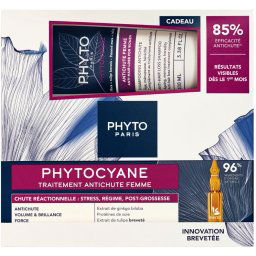 Phytocyane Tratamento Queda Reacional Ampolas 12x5ml + Shampoo 100mL 1