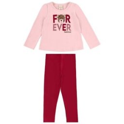 Carinhoso Conjunto Forever Menina Rosa - female