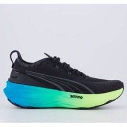 Tênis Puma Forever Run Nitro 2 Preto e Azul