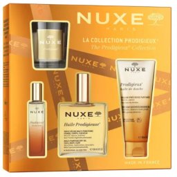 Huile Prodigieuse 100mL + Perfume 15mL + Óleo Duche 100mL + Vela 60g 1