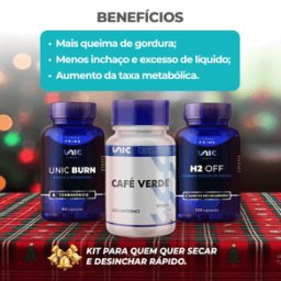 Kit Seca + Drena + Acelera – Queima, Drenagem e Metabolismo Rápido - 30 Doses