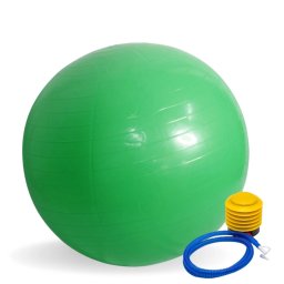 Bola Yoga Pilates Fitness Suíça 60 cm Verde com Bomba CBRN16174