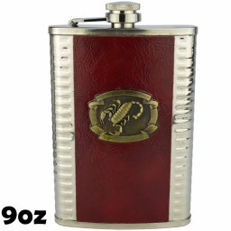 Cantil Porta Bebida Aço Inox 266 ML Escorpião CBRN11674