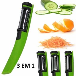 Descascador De Legumes 3 laminas VERDE CBRN02252