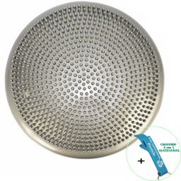 Disco de Equilíbrio Para Exercícios Inflável 33 cm Cinza + Chaveiro CBRN15993