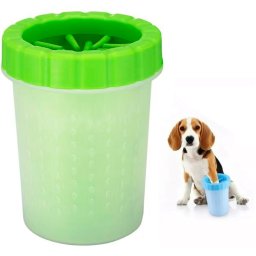 Lava Patas de Silicone Para Cães e Gatos VERDE tamanho M CBRN20713