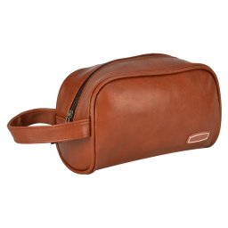 Necessaire Masculina Frasqueira Viagem Classic Caramelo CBRN18772