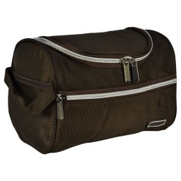 Necessaire Masculina Frasqueira Viagem Classic Marrom CBRN18895
