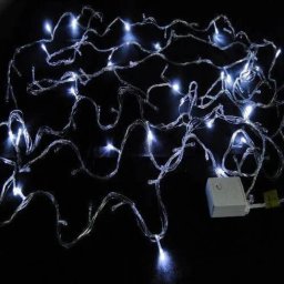 Pisca Pisca Cordão de Led Natal 100 LEDs Controle 8 Funções 110 Volts CBRN04126