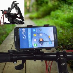 Suporte para bicicleta moto GPS Celular Preto CBRN0043