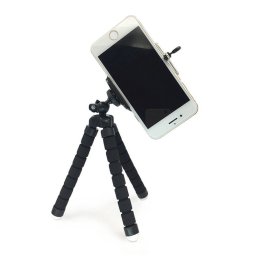 Tripé Para Celular Flexivel E Camera Preto CBRN08742