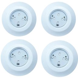 Kit 4 Luminárias Led Refletor Para Piscinas RGB 9W ABS