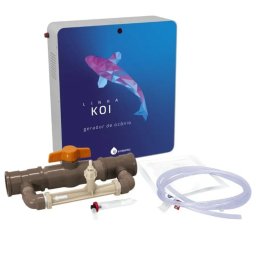 Gerador de Ozônio para Lagos Ornamentais Q1 Ambiental KOI 60 220V até 60.000 Litros