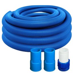Mangueira Para Limpeza de Piscinas Flexível Flutuante 30 Metros com 02 Ponteiras e 01 Adaptador para Aspiração