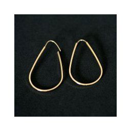Brinco de Ouro 18k 0750 Gotas Grande
