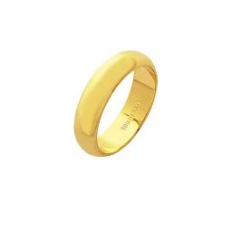 Aliança de Ouro 18k 750 Largura 5.50mm Altura 1.70mm