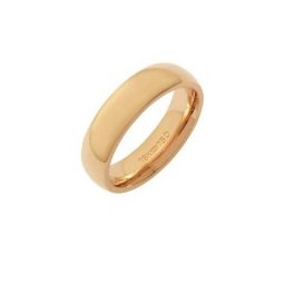 Aliança Anatômica de Ouro Vermelho 18k 750 Largura 5.40mm Altura 2.20mm