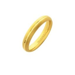 Aliança Anatômica de Ouro 18k 750 Largura 3.90mm Altura 2.00mm