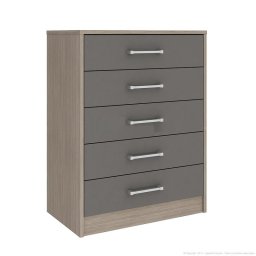COMODA RESISTENTE 5 GAVETAS MDF VARIAS CORES