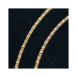 Corrente de Ouro Amarelo 18k Piastrine Brilhante 45 cm / 2.0 mm