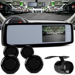 SENSOR DE ESTACIONAMENTO + RETROVISOR + CAMERA DE RÉ