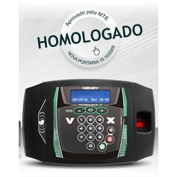 RELÓGIO DE PONTO ELETRÔNICO BIOMÉTRICO + COD. BARRAS + PROX