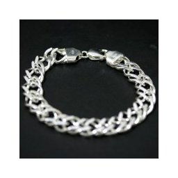 Pulseira de Prata 925 com Elos 22 cm / 1.2 mm