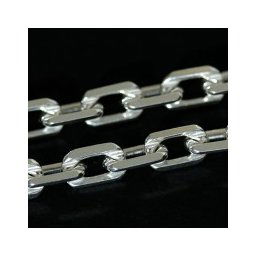 Corrente de Prata 925 Elos Regular 50cm / 5mm