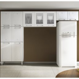 KIT COZINHA SUIÇA EM AÇO - 3 PEÇAS S/ BALCÃO
