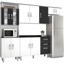 KIT COZINHA SUÍÇA ARMÁRIO E BALCÃO