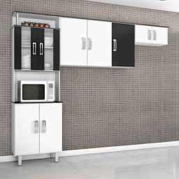 KIT COZINHA SUIÇA 3 PEÇAS ARMARIO E PANELEIRO