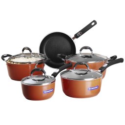 JOGO DE PANELAS ALUMÍNIO ESPELHADO c/ 5 PEÇAS TRAMONTINA