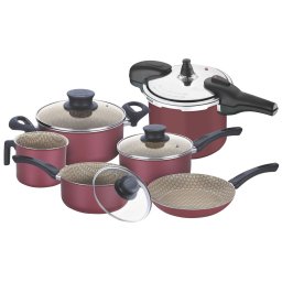 JOGO DE PANELAS TRAMONTINA C/ PANELA PRESSÃO - 6 PÇ