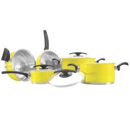 JOGO DE PANELAS DUAL COLOR TRAMONTINA 05 PEÇAS