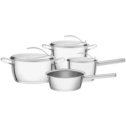 JOGO DE PANELAS TRAMONTINA VENEZA INOX 4PÇ