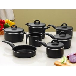 JOGO DE PANELAS antiaderente MONTALCINO BIOFLON 7 PÇ